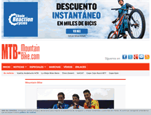 Tablet Screenshot of mtb-mountainbike.com